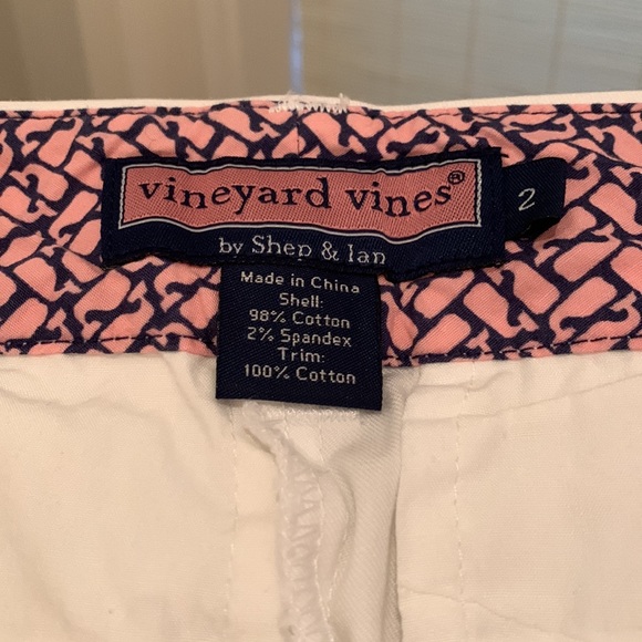 NWOT VINEYARD VINES BOOTCUT STYLE 10” RISE WHITE COTTON SLACKS WITH STRETCH SZ 2 - Picture 4 of 15
